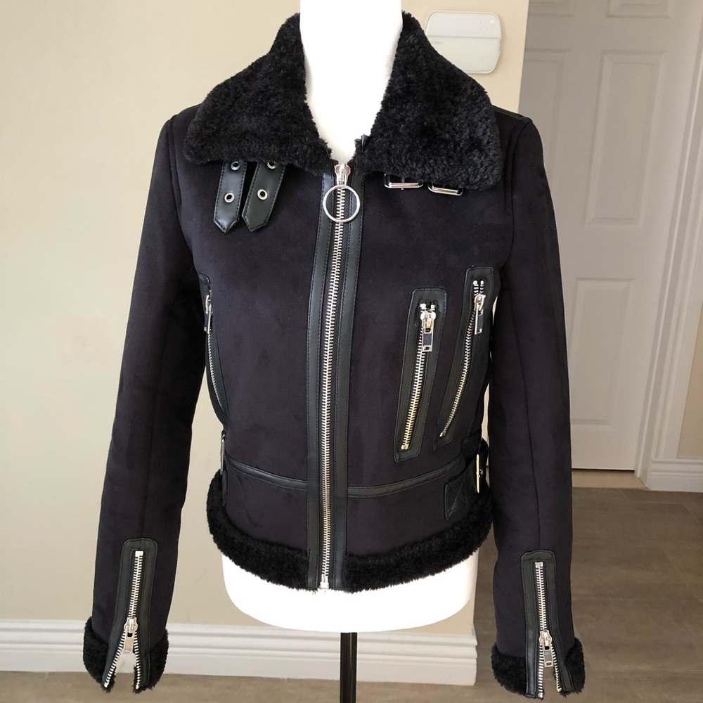 ❌SOLD ❌Zara | Suede style Aviator jacket🤩 - Picture 6 of 13